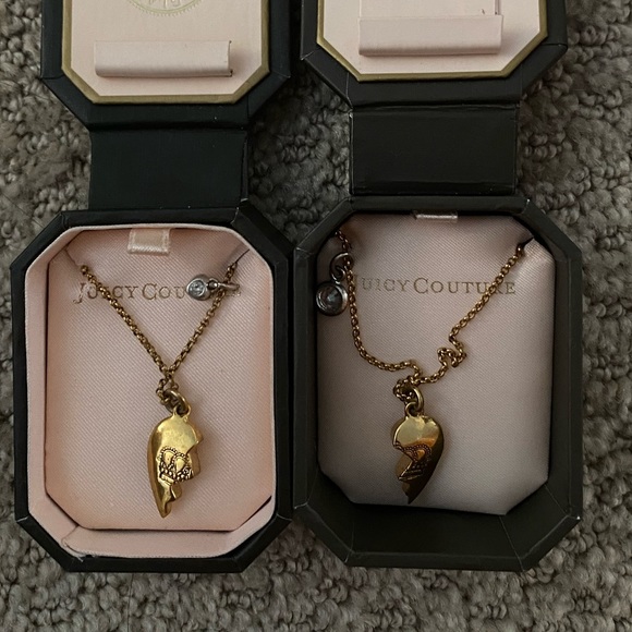Juicy Couture Jewelry - Juicy Couture heart bff necklaces